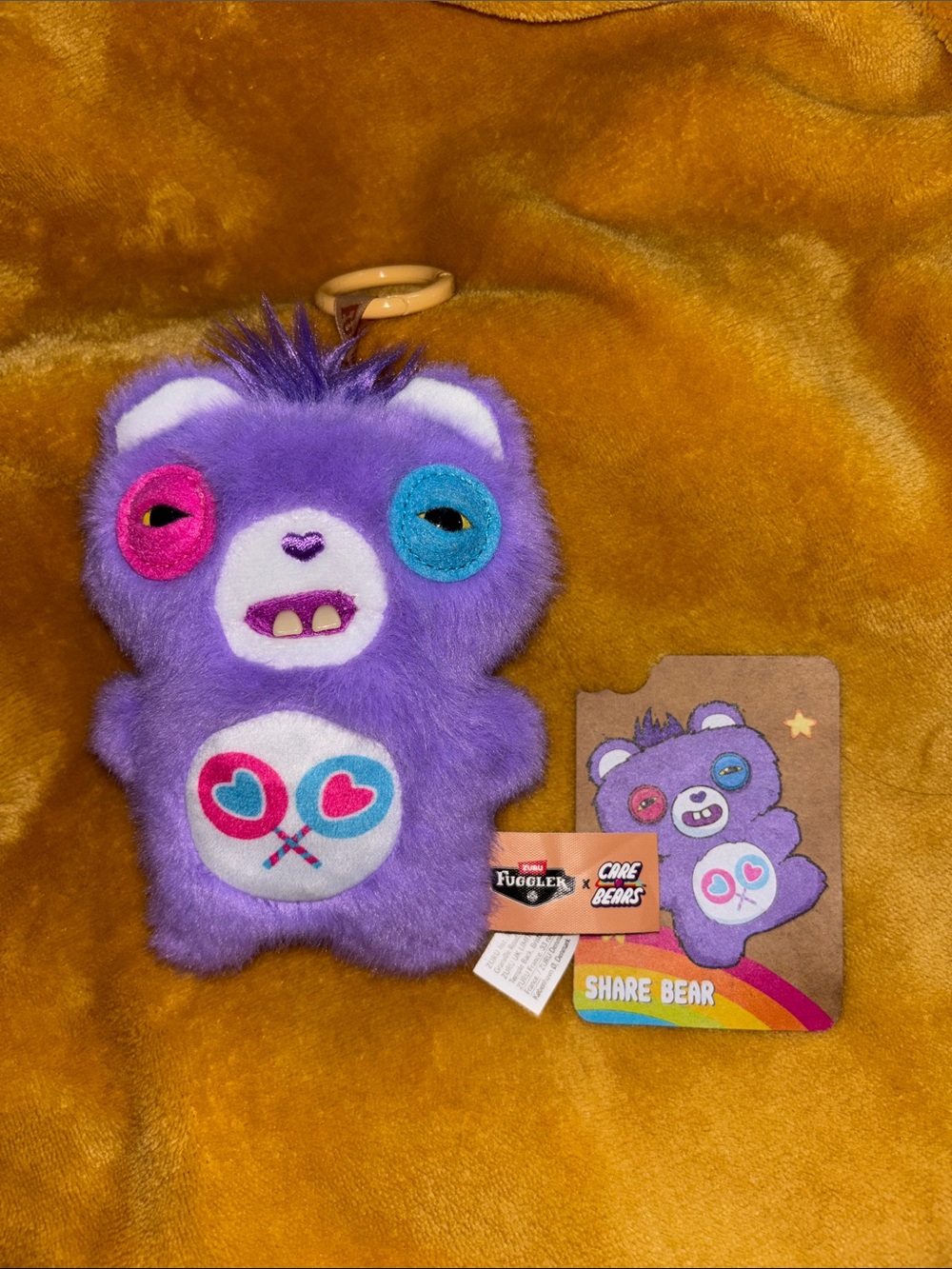 Fuggler x Care Bears (Share Bear) Purple